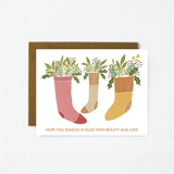 Love Filled Stockings Holiday Card