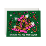 Red Cap Holiday Card -  Joy Bells