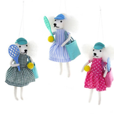 Cody Foster Felt Tennis Player Ornament - Assorted