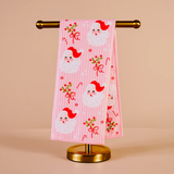 Kitchen Tea Towel - Holly Jolly Santa