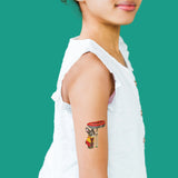 Temporary Tattoo Set of 2 - Toadstool Bunny by Richard Scarry