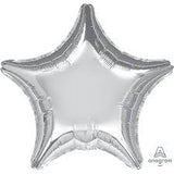 32" Jumbo Silver Star Balloon