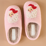 Darling Effect Fuzzy Slippers  -  Santa S/M