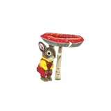 Temporary Tattoo Set of 2 - Toadstool Bunny by Richard Scarry