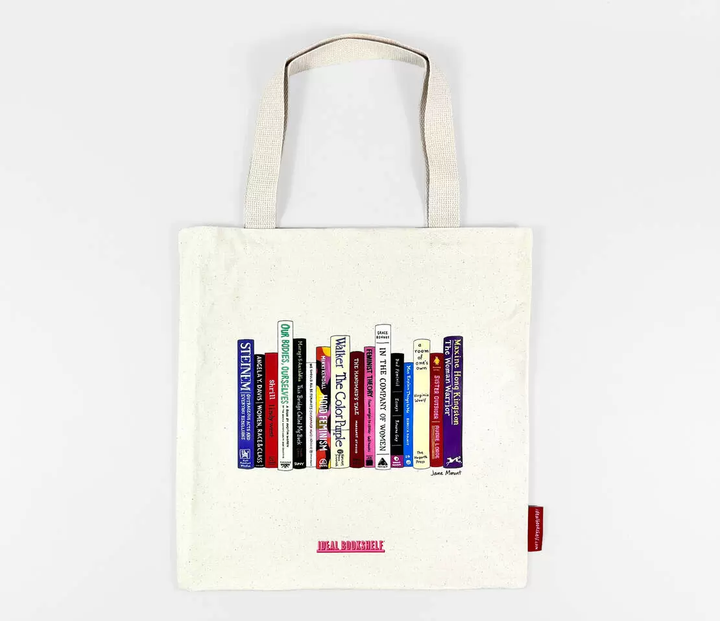 Buy Olympia Ideal Bookshelf Feminism Tote Bag