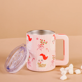 14oz. Insulated Mug - Santa Peppermint Stripes