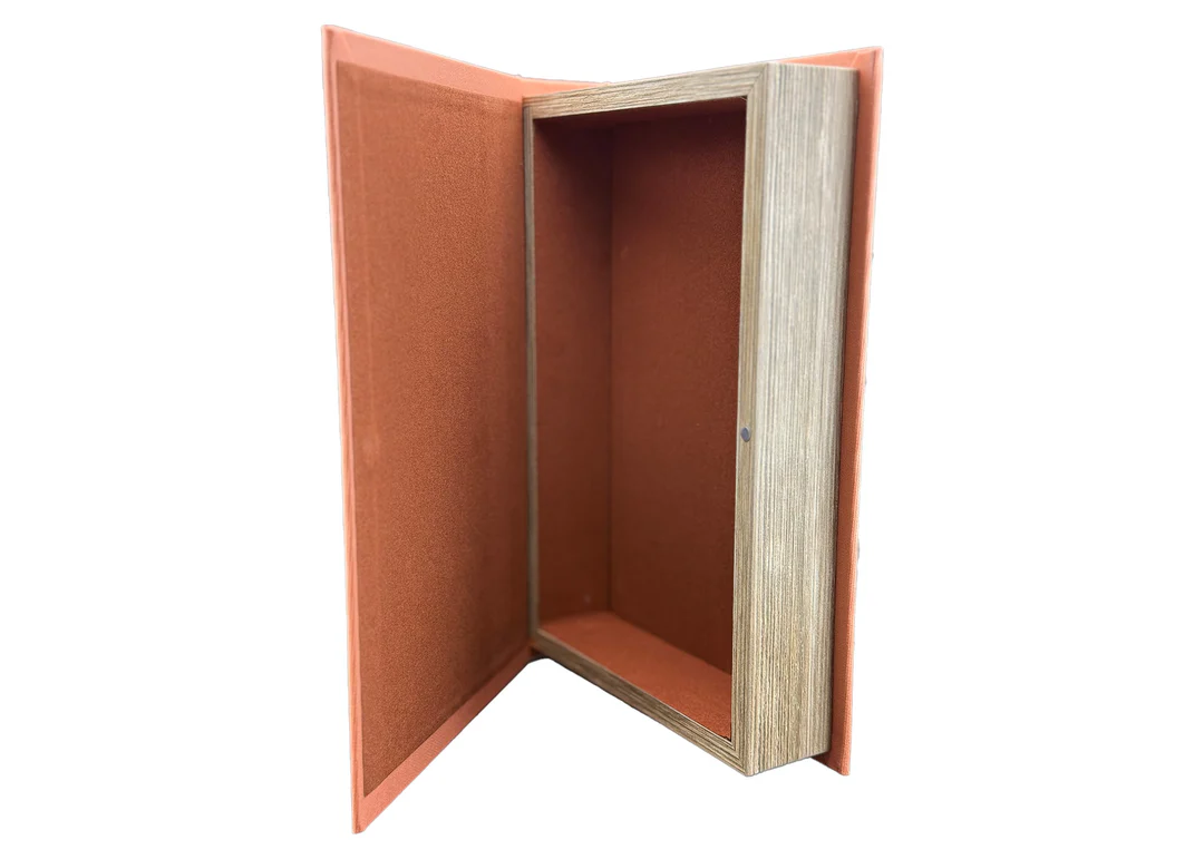 Large Linen Book Storage Box - Cocktails