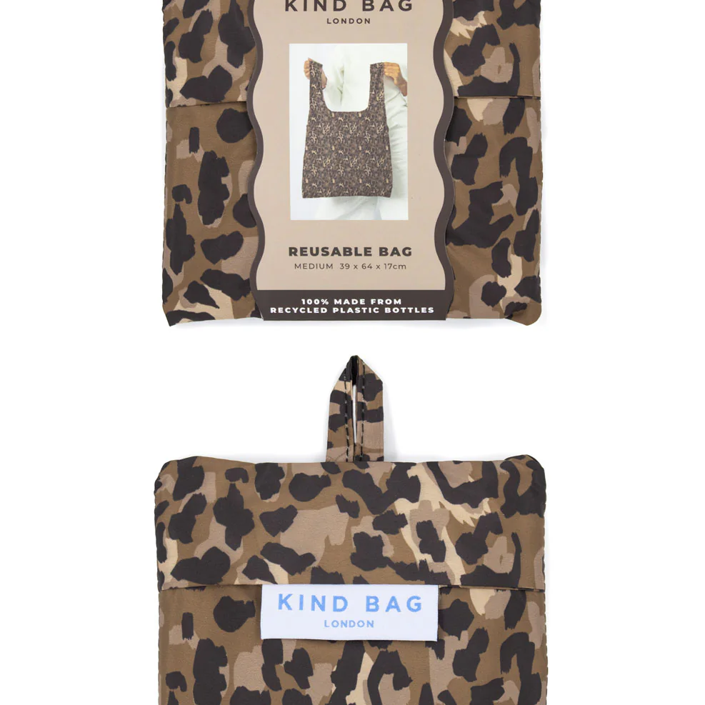 Kind Bag Medium Reusable Tote -  Leopard