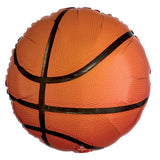 17" Basketball Foil Balloon