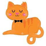 31" Dapper Orange Tabby Balloon