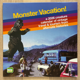 Alternate Histories 2026 Wall Calendar: Monster Vacation