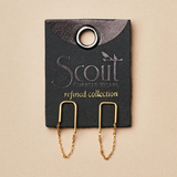 Scout Curated Earrings - Filament Stud/Gold Vermail