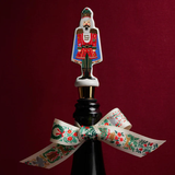 Nutcracker Porcelain Wine Stopper Set