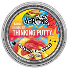 Crazy Aaron's Thinking Putty - Ketchup & Mustard