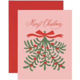 Rifle Paper Holiday Card - Mistletoe Christmas
