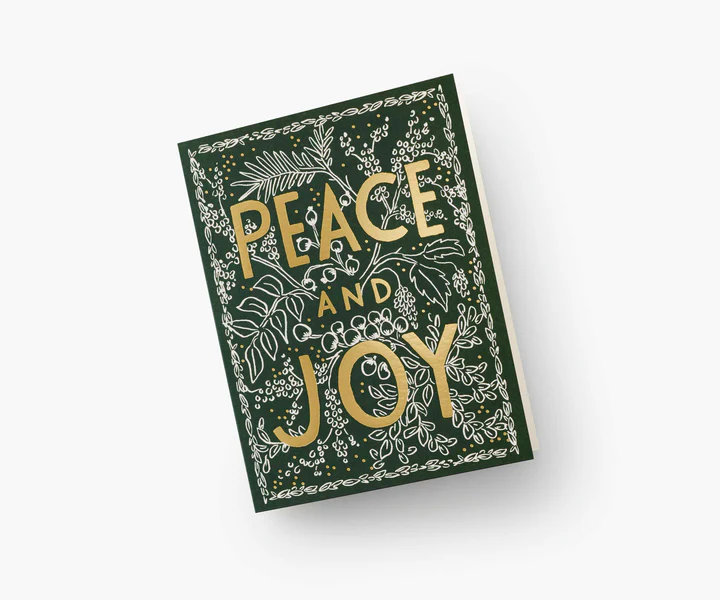 Rifle Paper Co. Holiday Card - Evergreen Peace