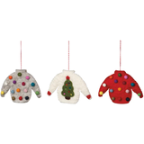 Danica & Now Designs Felted Ugly Sweater Ornament - Assorted