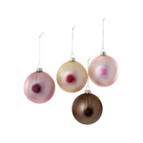 Boob Glass Ornament - Assorted