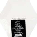 Gold & Black Hexagon Lunch Plate