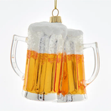 Kurt Adler Glass Beer Mugs Ornament