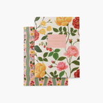 Rifle Paper Pair of Pocket notebooks Roses