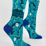 Blue Q Crew Socks Woman of the Woods