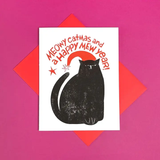 Meowy Christmas Holiday Card
