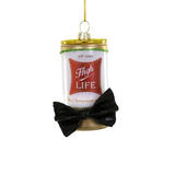 Cody Foster Glass Ornament High Life Beer