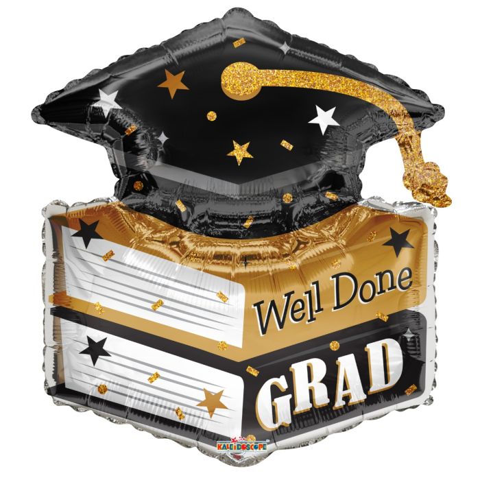 36" Well Done Grad Foil Balloon