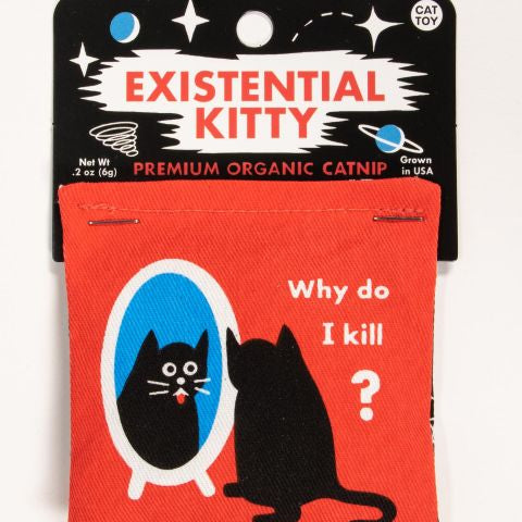 Blue Q Catnip Toy Existential Kitty