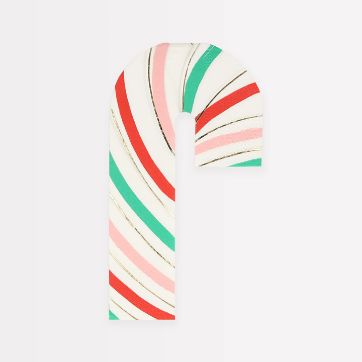 Meri Meri Stripy Candy Cane Napkins