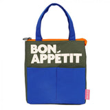 Helio Feretti Bon Appétit Lunch Bag - Olive / Blue