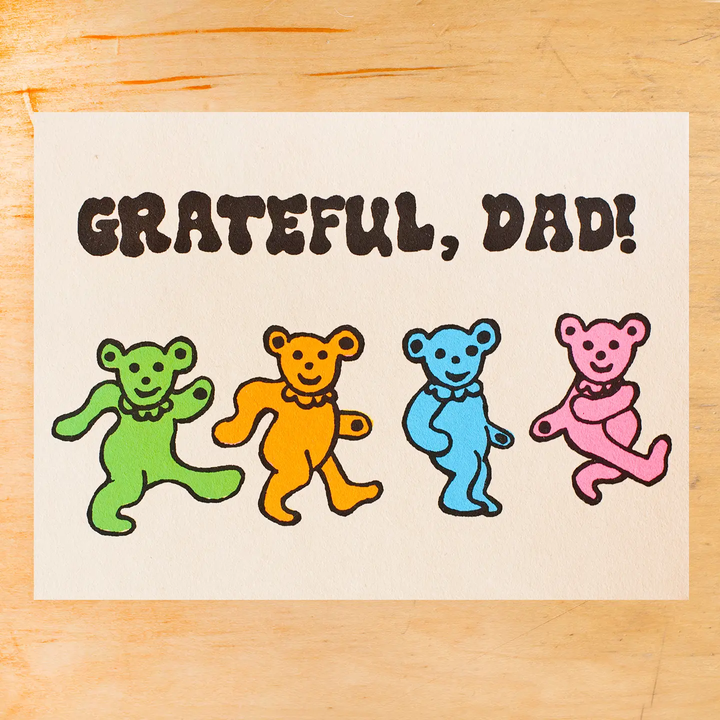 Alphabet Studios Father's Day Card - Grateful Dad
