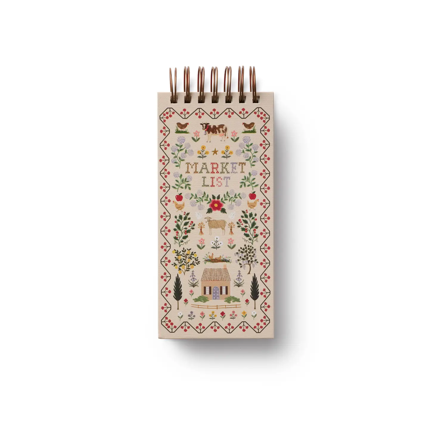 Rifle Paper Co. Spiral Market Pad - Home Sweet Home