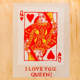 Alphabet Studio Love Card -  Queen