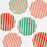 Meri Meri Festive Stripe Plates