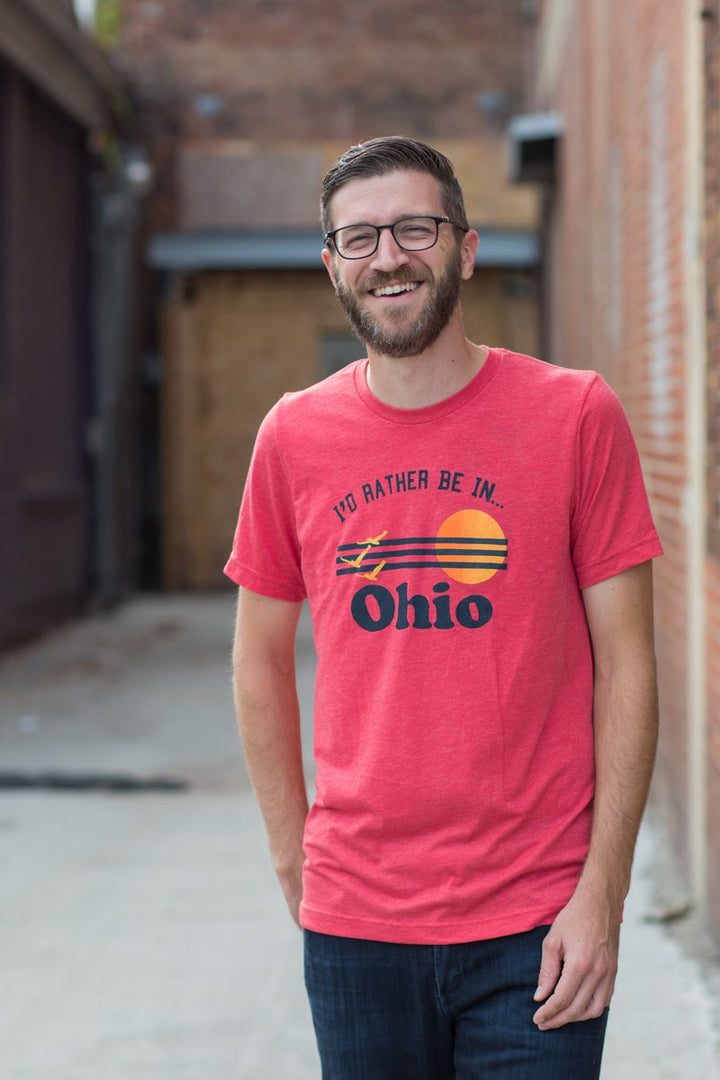 I'd Rather Be In Ohio Unisex/Mens Tshirt