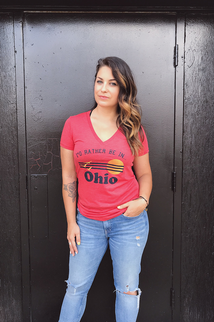 I'd Rather Be In Ohio Women's Tshirt
