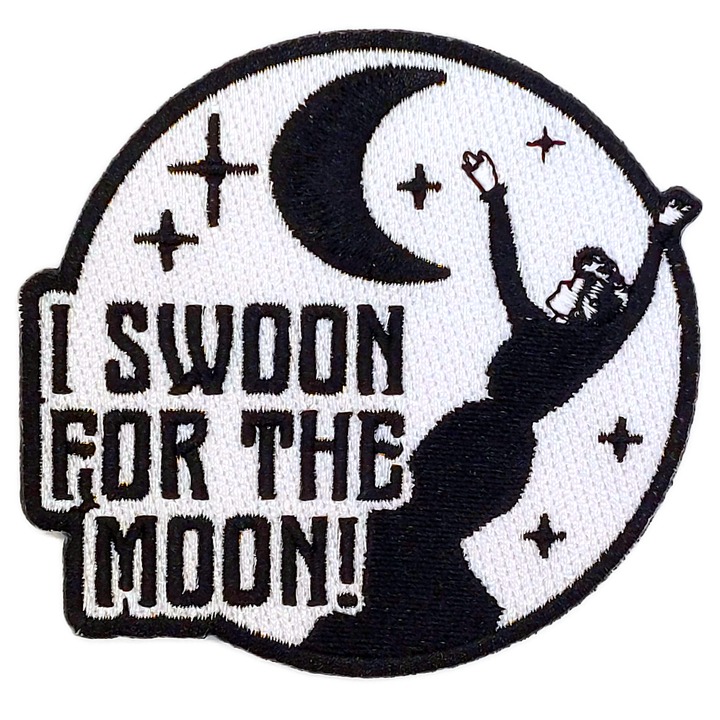 Arcane Bullshit Swoon for the Moon Embroidered Patch