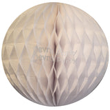 Honeycomb Tissue Paper Decoration Ball (Multiple Sizes & Colors)