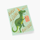 Rifle Paper Co. Birthday Card - Dino-Mite