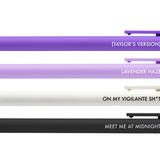 Sammy Gorin Pen Set Midnights Taylor Swift 