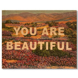 You Are Beautiful Wood Card