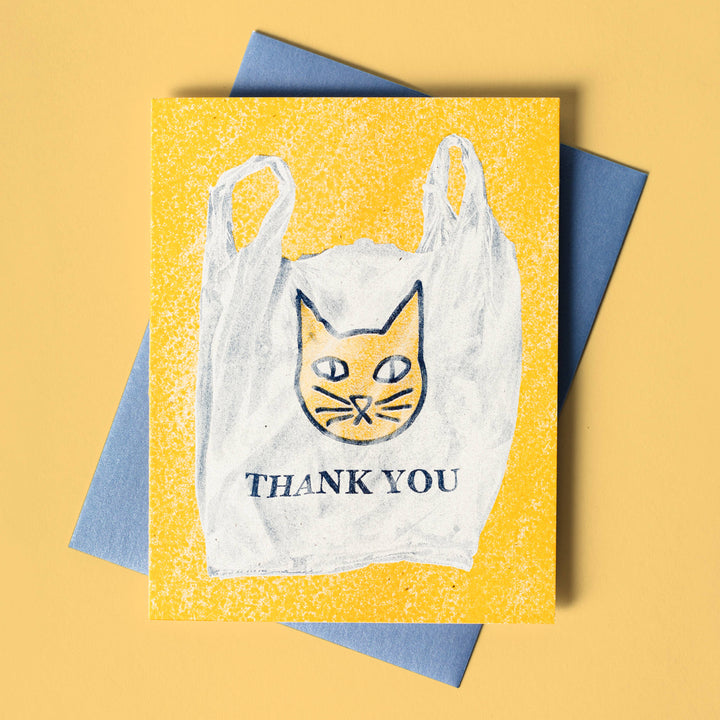 Bromstad Printing Thank You Card Cat Bag