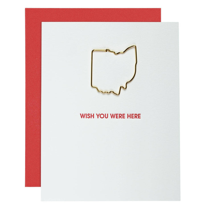 Love From Ohio Paper Clip Card