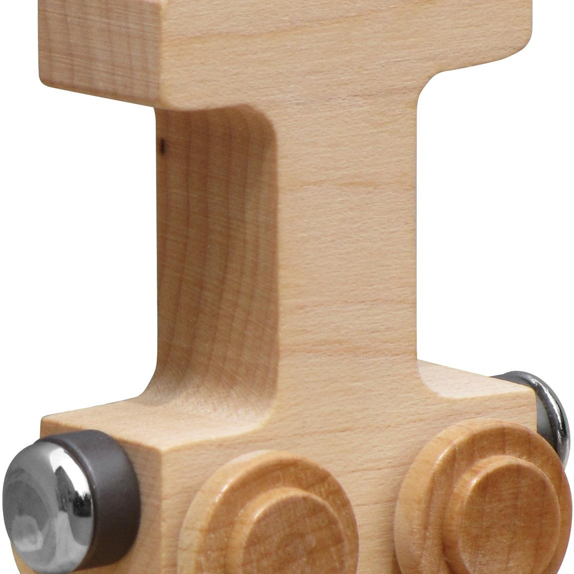 NameTrains Clear Finish Wooden Letter Car