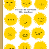 Baby Card - Welcome Little Sunshine