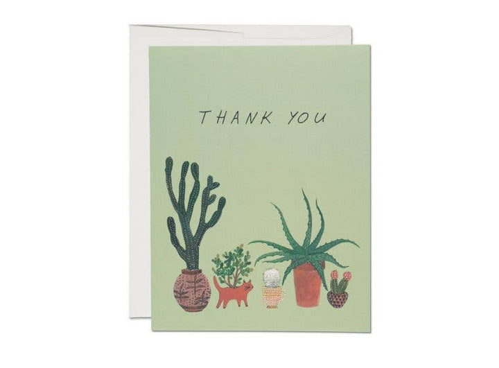 Cactus Thank You Card