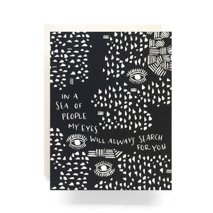 Sea Of People Greeting Card