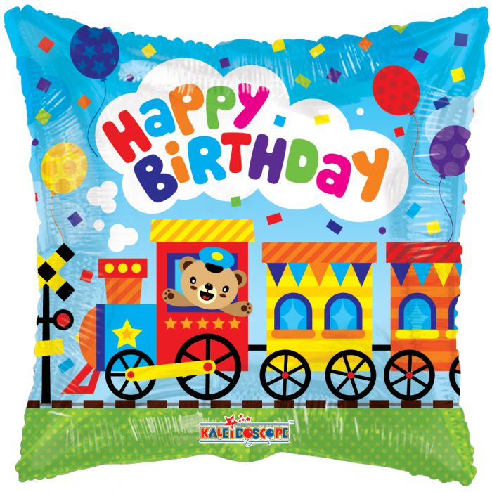 Birthday Choo Choo Train Foil Balloon